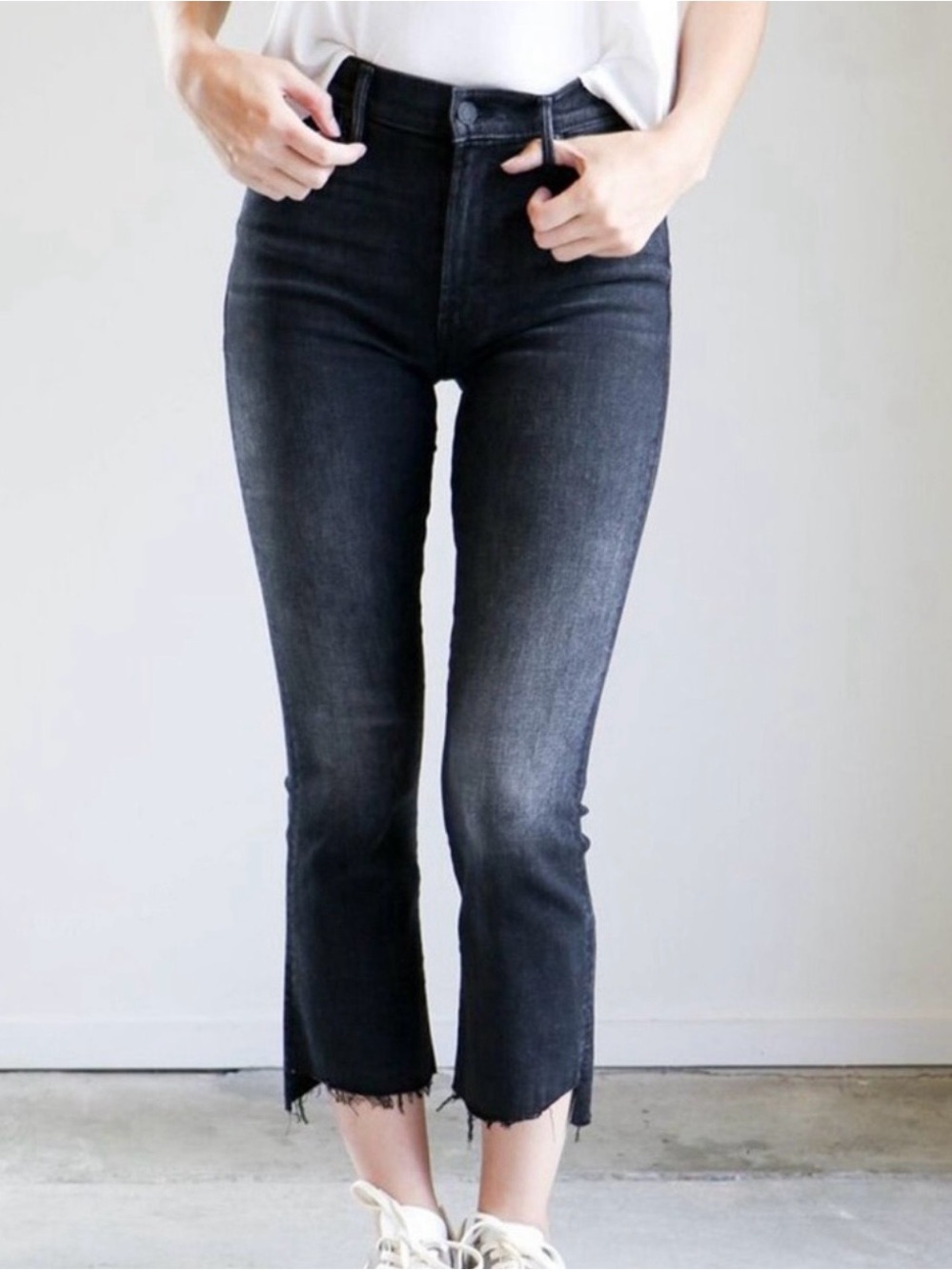 MOTHER The Insider Crop Step Fray - 27